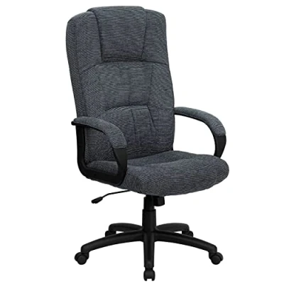 Obrázek Flash Furniture Látková židle s vysokým opěradlem, šedá, pěnová hmota, High Back