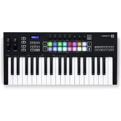 Obrázek Novation Launchkey 37 [MK3] Klávesnice MIDI Controller plynulá integrace v Ableton Live. režim akordu, stupnice a arpeggiator. Veškerý software, který potřebujete pro hudební produkci.