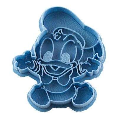 Obrázek Cuticuter Donald Duck Disney Ausstechform trinkt, blau, 8 x 7 1.5 cm
