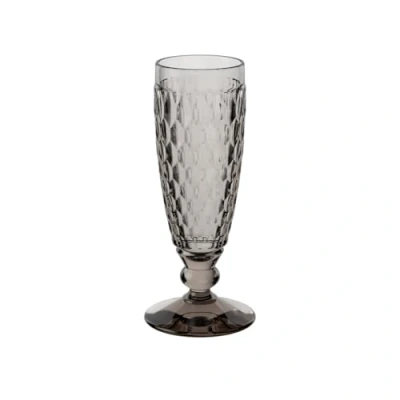 Obrázek Villeroy a Boch Boston Coloured sklenice na sekt Smoke, 150 ml, křišťálové sklo, šedá