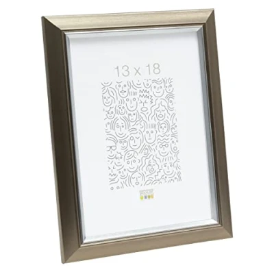 Obrázek Deknudt rám S42JD1 13.0 X 18,0 fotorámeček, Stříbrná, Schrge lišta