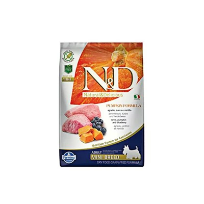 Obrázek N&amp;D Grain Free Pumpkin Dog Adult Mini Lamb &amp; Blueberry 7kg