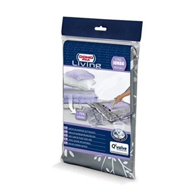 Obrázek Domopak Living S2 Jumbo Vakuum Tasche 2 Stücke Vakuum, Kunststoff, grau