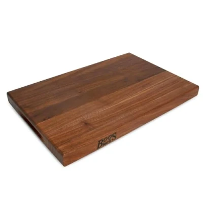 Obrázek Boos Blocks WAL R01 Gourmet prkénko z ořechového dřeva od John oboustranně použitelné, boční prohlubně pro uchopení, 46 x 31 4 cm, ořech