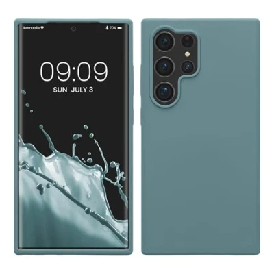 Obrázek kwmobile pouzdro kompatibilní se Samsung Galaxy S24 Ultra silikonové na mobil pro měkký povrch bezdrátové nabíjení Case