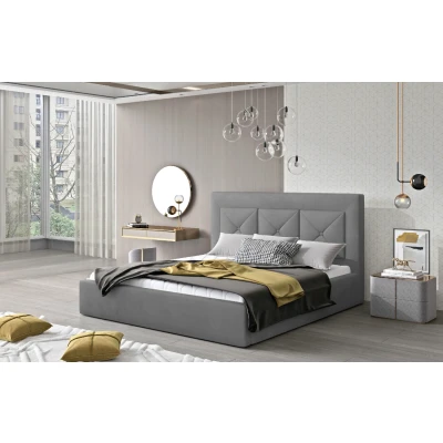 Obrázek Postel Cloe 180x200 kovový rám/ plynový zvedák/ box na lůžkoviny Materiál / Dekor: Monolith 85