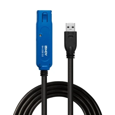 Obrázek LINDY Active Pro prodlužovací kabel USB 3. 0 (8 m) modrý