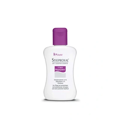 Obrázek Stieprox al 3násobný systém péče, cyklopiroxolamin 1,5 %, kyselina salicylová 3 panthenol, 100 ml, k péči při odolných a zpevněných lupech silně svědivé pokožce hlavy