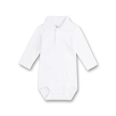 Obrázek Sanetta Polobody s dlouhým rukávem Vysoce kvalitní a udržitelné body pro miminka z bio bavlny. Baby Body, bílá