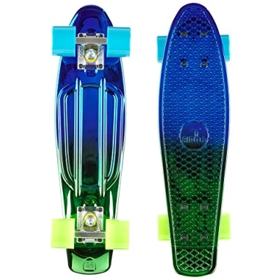 Obrázek Ridge Skateboard Neochrome Range Mini Cruiser 22&quot;, modrá/zelená, palců