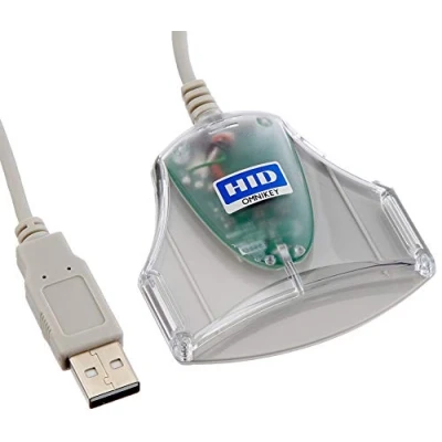 Obrázek HID Čtečka průkazů Identity Omnikey, eID Smart Card, USB, ID 1021 3021, šedá