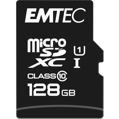 Obrázek Emtec ECMSDM128GXC10 EliteGold 128GB microSDXC Speicherkarte Highspeed