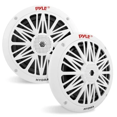 Obrázek Pyle PLMR62 200 W 16,5 cm 2 Wege Marine Lautsprecher, Weiß