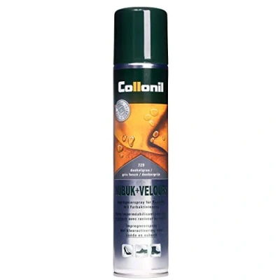 Obrázek Collonil Nubuk &amp; Velours 15920001331 pečující sprej Velurová kůže 200 ml, Šedá tmavě šedá 729