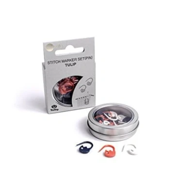 Obrázek Tulip Stitch popisovače, plast, námořnická modrá, bílá/oranžová, jedna velikost