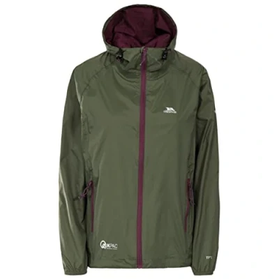 Obrázek Trespass Qikpac FemaleJacket Kompakt, svinovatelná nepromokavá bunda do deště / funkční počasí pro ženy,