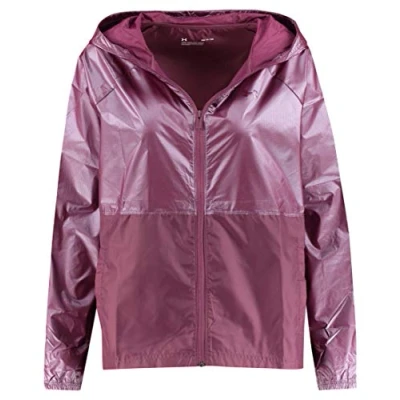 Obrázek Under Armour Damen Oberteil Metallic Woven Fz, Violett, S, 1349347 569