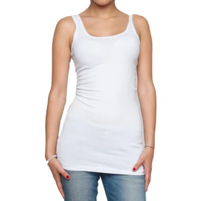 Obrázek ONLY Dámský Onllive Love Long Tank Noos Top (balení 1 ks), bílá (White White).