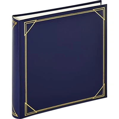 Obrázek walther design Fotoalbum modré 30 x cm umělá kůže s vyražením, standardní album MX 200 L