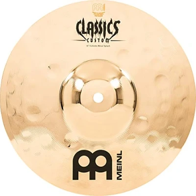 Obrázek Meinl Cymbals Classics Custom Extreme Metal Splash — 10 palců (video) bicí sada činely (25,40 cm) B12 bronz, brilantní povrch (CC10EMS B)