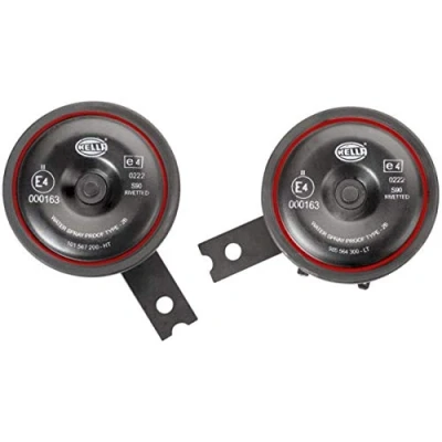 Obrázek HELLA Horn S90 12 V 113 dB(A) frekvenční rozsah: 350Hz Tiefton elektrický ECE Barva pouzdra: černá přípojka Konektor: DEUTSCH zástrčka množství: 1 3AL 922 200 761
