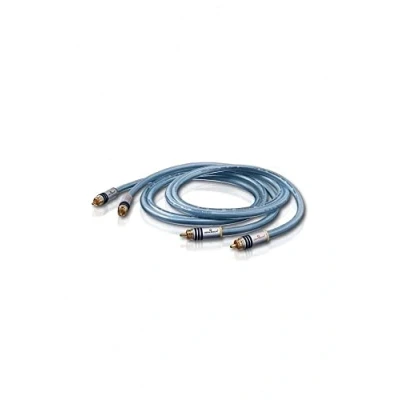 Obrázek Oehlbach XXL Series 2 High End Stereo Audio Cinch kabel (Made in Germany, vícenásobné stínění, měď, RCA konektor) x 75 cm modrý