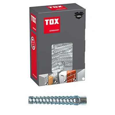 Obrázek TOX kovová hmoždinka Tiger 8 x 38 mm, 100 kusů, 039100021