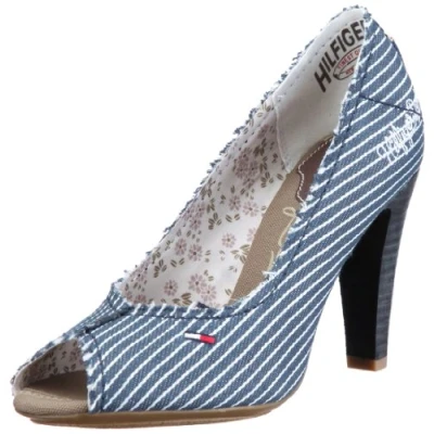 Obrázek Hilfiger Denim Jessica 2 D EN56813674, dámské lodičky modrá 36 EU