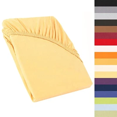 Obrázek prostěradlo na topper, napínací prostěradlo, kontinentální postel, jersey z bavlny, pro postele, 160 g/m2, CelinaTex Perla, toppery