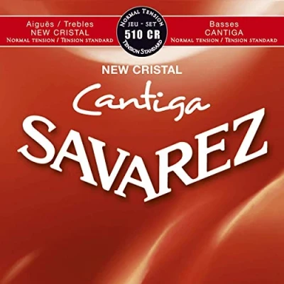 Obrázek Savarez Struny pro klasickou kytaru, sada New Cristal Cantiga 510CR standard tension red