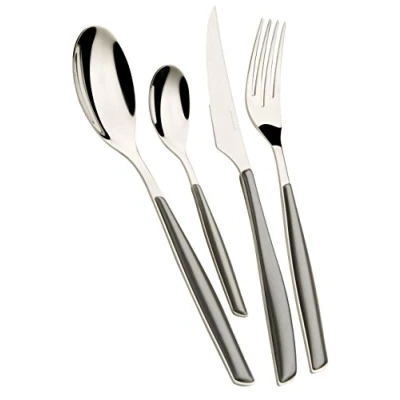 Obrázek Bugatti GLSL 021G50 Glamour Fenêtre příborová souprava, 24 kusů, v krabici, stříbrné barvy, 22 x 8 30 cm