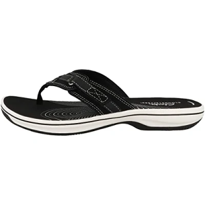 Obrázek Clarks Dámské žabky Breeze Sea, Černá syntetická