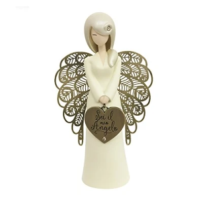 Obrázek You are an angel alf002i Engelsfigur, Keramik, weiß, 10,5 x 17,5 cm