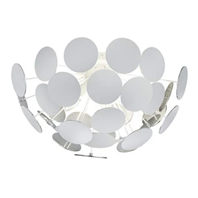 Obrázek Trio Leuchten Stropní svítidlo Discalgo 609900331, kov/plast bílá/stříbrná, bez 3x E14