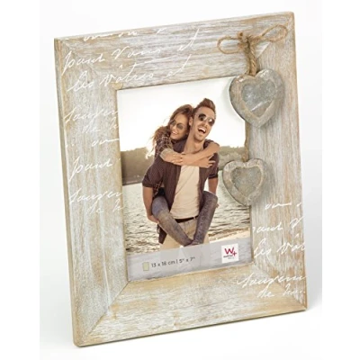 Obrázek walther design Rám obrazu hnědý 13 x 18 cm Le Coeur portrétní rámeček QH318P