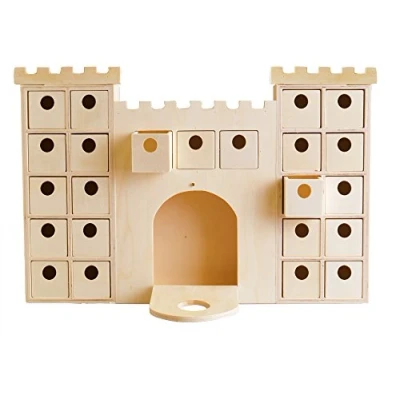 Obrázek Artemio 14002296 Adventskalender zum Dekorieren Schloss Holz 42,3 x 6 42 cm