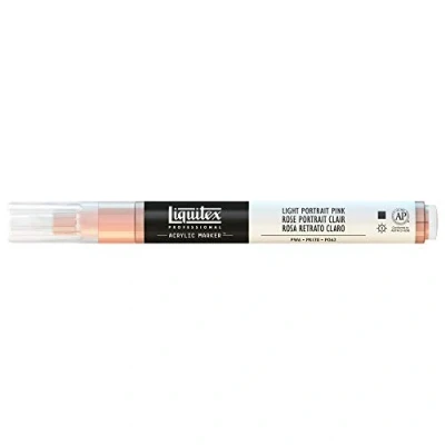Obrázek Liquitex Akrylová barva, světle portrétní růžová, akrylový popisovač 2 4 mm hrot
