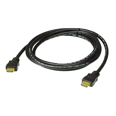 Obrázek ATEN 2L 7D02H 1 High Speed True 4K HDMI Kabel mit Ethernet, schwarz, 2 m