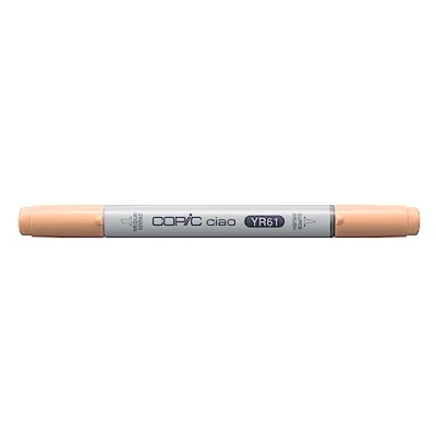 Obrázek COPIC Ciao Marker Typ YR 61, oranžová pružina, univerzální popisovač rozložení, na bázi alkoholu, se středně širokým a jedním štětcovým hrotem