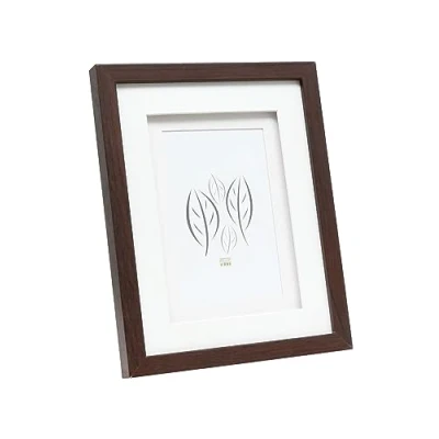 Obrázek Deknudt Frames S65KQ1 10.0X15.0 rámeček na obrázky pro 3 fotky, dvojitá pasparta, Dřevo, Hnědá, 10 x 15 cm