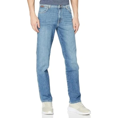 Obrázek Wrangler Texas Stretch Džíny Straight Fit, Muži, Velikost: 34x34, Worn broke