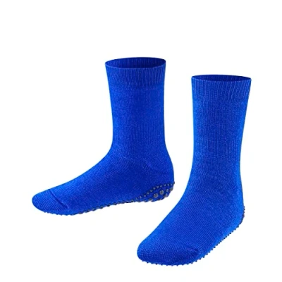 Obrázek FALKE Unisex dětské catspads protiskluzové výstupky na podrážce odolné švy ploché proti otlakům, jednobarevná, prodyšná, trvalá bavlna 1 pár, Modrá Cobalt Blue 6054