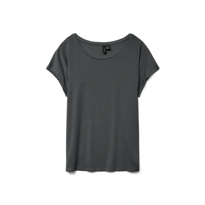 Obrázek Vero Moda AVA Jednoduché tričko, Ženy, Velikost: XS, Asphalt