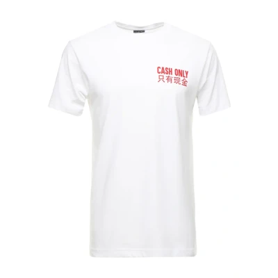 Obrázek Mister Tee CASH ONLY Triko s potiskem, Muži, Velikost: Medium, White
