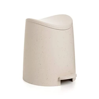 Obrázek TATAY Odpadkový koš koupelna se standardním pedálem ECOHOME, objem 3l, z polypropylenu, bez BPA, 100% recyklovaný materiál. Rozměry: 19 x 21,8 22,1 cm