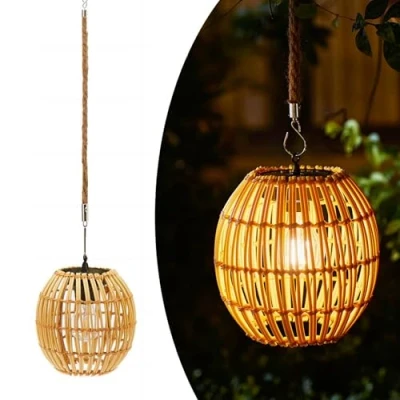 Obrázek pearlstar solární lampy pro venkovní zavěšení zahradní dekorace použití odolná proti povětrnostním vlivům lucerna uvnitř se šňůrou rukojeť závěsné svítidlo na
