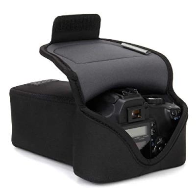Obrázek USA Gear DSLR pouzdro na kameru/SLR fotoaparát objektiv se zoomem s neoprenovou ochranou, držákem opasek a pamětí příslušenství kompatibilní Canon, Nikon, Sony, Olympus, Pentax