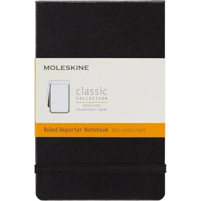 Obrázek Moleskine S05483 reportérský poznámkový blok Pocket, Hardcover, linkovaný, černý