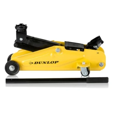 Obrázek Dunlop zvedák hydraulický Jack 2T podstavné podstavce do auta zvedací plošina 135305 mm tažná a zařízení vybavení dílny kompaktní s kolečky