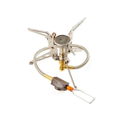 Obrázek GSI 56003 Outdoors Pinnacle 4 roční období Hadicový vařič 2600 W plynový vařič, stříbrný, M ,